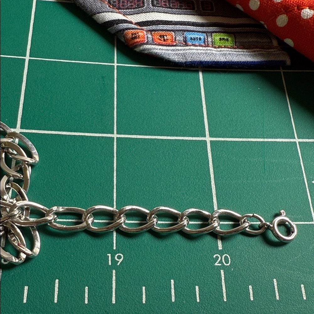 Pristine vintage double chain Elegant Silver (untested)  Chain Necklace MCM - Picture 10 of 12